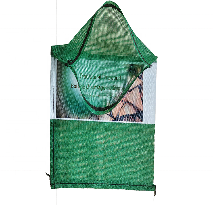 Eco friendly packaging onion wood leno mesh bag made in china