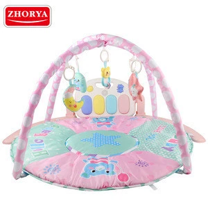 Educational piano fitness play mats musical baby gym activity for kids