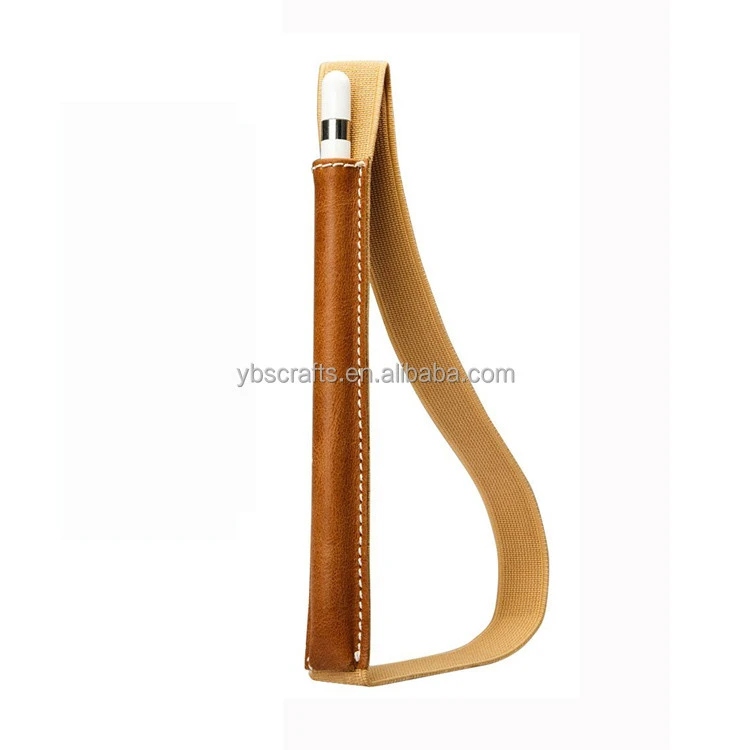 Elastic Band Signal Leather Golf Pen Holder