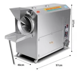 electric automatic cashew nut processing machine peanut roasting machine coffee roaster