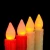 Import Electric Flameless White LED Taper Candles with Gold Removable Candle Holders from China