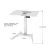 Electric height adjustable tables, Modern Design Height Adjustable , hospital bed table with drawer