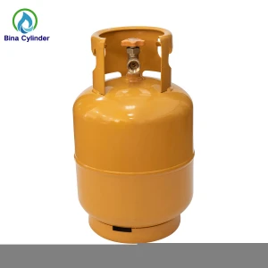 Empty LPG Gas Cylinder High Quality 5kg Steel Price with Valve Low pressure