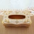 Import European hotel kitchen metal rectangular fancy table facial tissue box cover holder from China