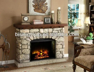 European Style Electric Fireplace Stone Like (BF09-42002)
