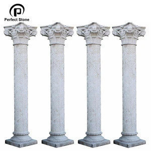 European Style Marble Granite Column And Pillar Design With Hot Sale