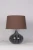 Import European style modern design wholesale bed side table lamp with cylinder fabric lampshade from China