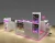 Import Exquisite Beauty Salon Nail Bar Counter Manicure Table Nail Kiosk For Shopping Mall from China