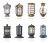 Import Exterior Antique Led Gate Fence Post Lamp Garden Pillar Light from China