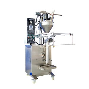 Factory automatic pouch milk powder bean flour farina glucose powder packing and filling machine with aguer feeder series