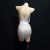 Import Factory Direct Sale White Sparkly Rhinestone Tassel Leotard Nightclub Dance DS Show Stage Wear Stretch Bodysuit from China