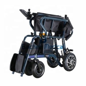 Factory direct selling foldable power electric wheelchair