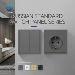 Factory direct supply High quality  Electrical Switch Wall Socket EU Plug Socket Wall Switch For Hotel and House
