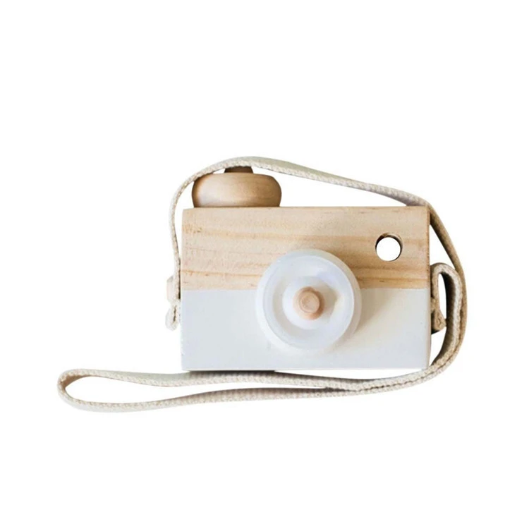 Factory Kids Cute Children Wooden Sensory Camera Toys Hobbies Wholesale