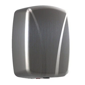 Factory OEM Wall mounted hotel 304 stainless steel sensor touchlesstoilet  hand dryer with hepa filter