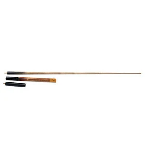 Factory price ash wood 57&#39; snooker cue stick with 9.8mm cue tip