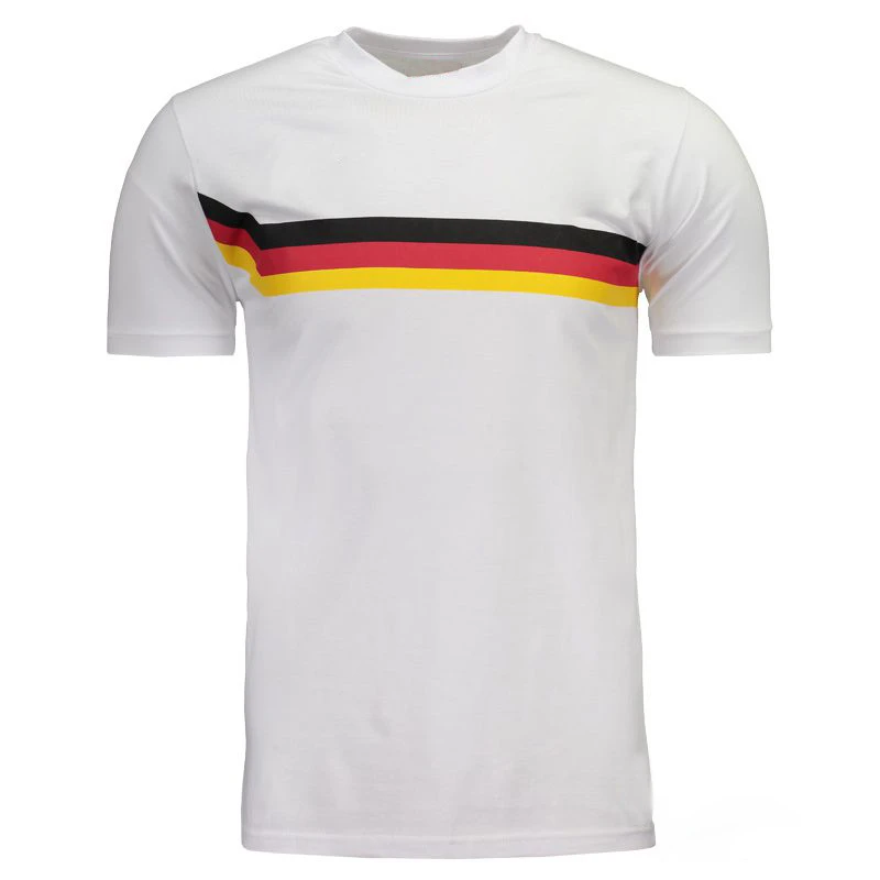 Factory Price Contrast Color Stripes Your Own Logo for Men And Women T Shirt