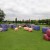 Import Factory price inflatable bunkers paintball for rental from China