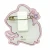 Import Factory Price Plastic badge with safety pin clear brooches from China