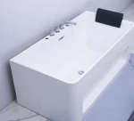 Factory Rectangle Shape Acrylic Freestanding Bathtub for SPA Tubs