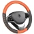 Import Factory Supply Directly PU PVC leather heated car steering wheel cover from China
