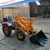 Import Factory supply mini tractor backhoe loader/mini wheel loader from China