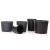 Factory Supply Round Black Outdoor Plant Pots Nursery Plastic Pots 1 Gallon Pot