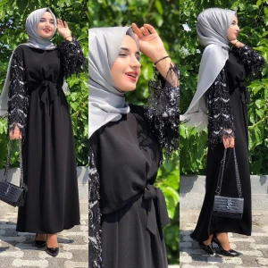 Buy Factory Wholesale Femme Muslim Moroccan Abaya Islamic Dress Black  Clothing 2021 New Styles Abaya Dubai Plus Size Muslim Dress from Shenzhen  Sinuo Clothing Co., Ltd., China | Tradewheel.com