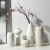 Import factory wholesale table metal centerpiece stands flower vase glass from China