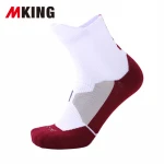Factory Wholesales Colorful Fashion Midcalf Sport Sock Basket Ball Terry Cushion Crew Basketball Socks Running Sport Socks
