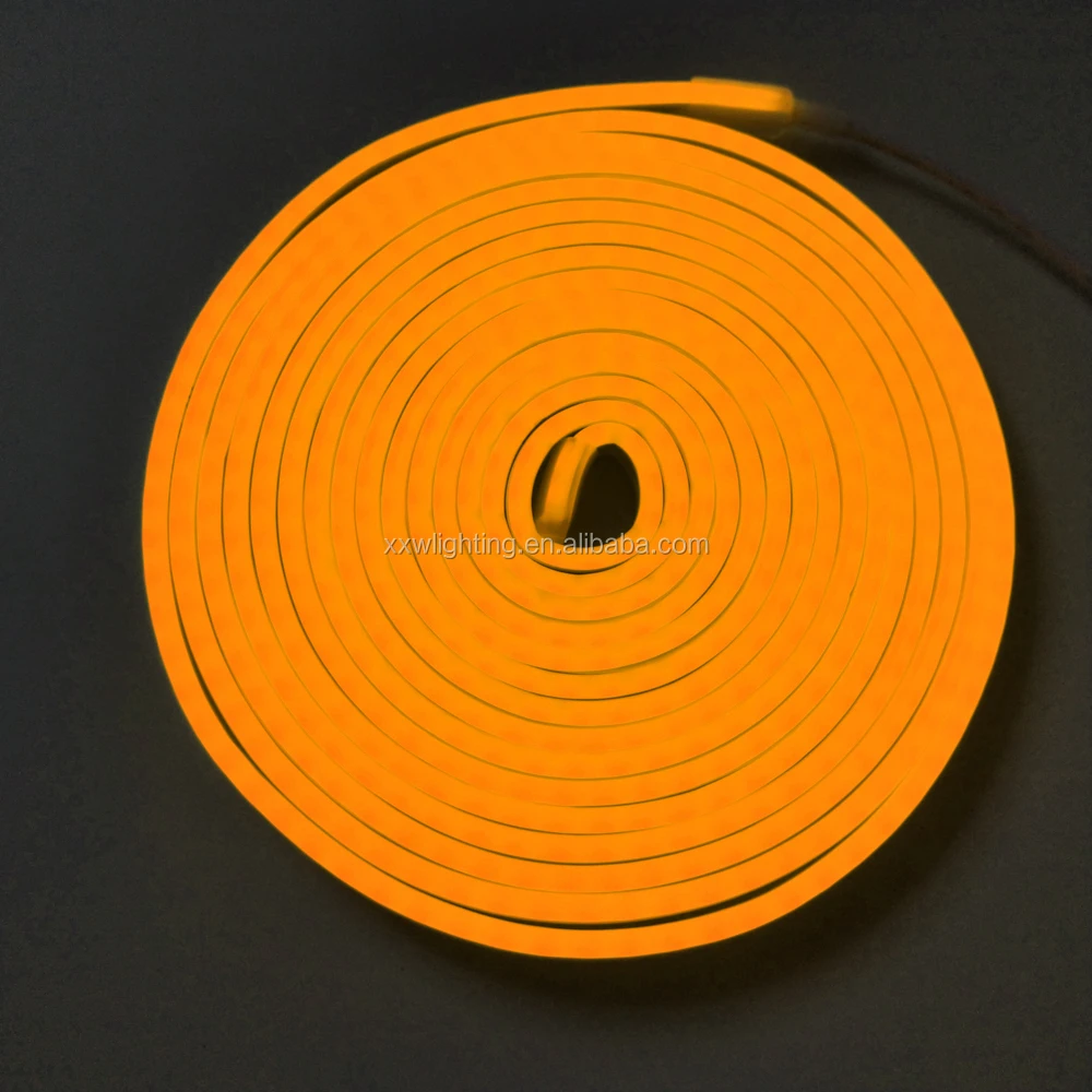 Factorybest sale 12V gold yellow smd2835 led neon light rope