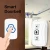 Import Family Wireless Digital Communication Doorbell Smart Push Button Doorbell 4 Level Volume 32 Ringtones 150M Waterproof Door Bell from China