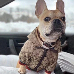 Fashion french bulldog clothes luxury pet dog clothes dog jacket coat pet clothing apparel