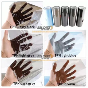 Fast Delivery Tph Imported Removable Glue Ph Car Transparent Headlight Film