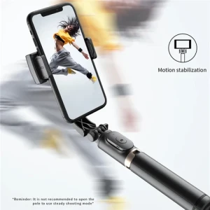 Fast Shipping Gimbal Stabilizer Selfie Stick Portable Foldable Wireless Tripod Handheld With BT Shutter Monopod For IOS Android