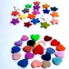 FCS-015 Eco-friendly New Zealand Felt Hearts and stars Home Decor and Christmas Crafts Hand Felted by Women Artisans of Nepal