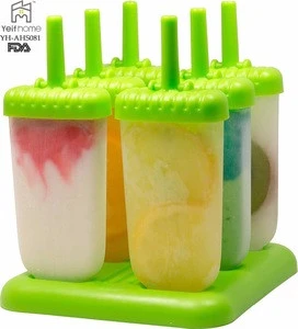 FDA Food Grade Eco-friendly disposable ice cream popsicle molds