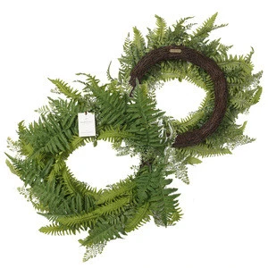 Fern Wreath,Green Heart &amp; Hand Pack of  2 Pieces