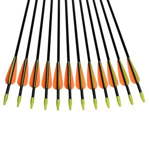 Fiberglass Arrows Archery 24 26 Inch Target Shooting Practice Safetyglass Recurve Bows Suitable for Children Woman Beginne