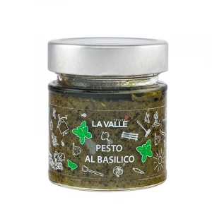 Fine minced fresh basil, with careful addition of sales, pine nuts and fine emulsifying oils.