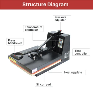 Flat Heat Press Machine Heat Press Textile Sublimation Heat Transfer Machine