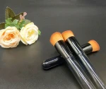 Flat Top Makeup Brush makeup brushes portable Cylindrical  makeup brushes sets private label