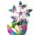 Import Flower Fairy solar wholesale 3D parts motor metal wind spinner from China