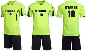Football Kits Full Set Soccer Kit Soccer Uniform , Custom Sublimated Soccer Jerseys