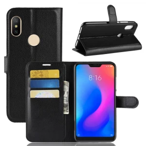 For Xiaomi Redmi Note 6 PU Leather Wallet Case Silicone Case Mobile Cover Protection Flip Case For Red mi Note6 Leather Product