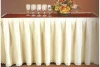 Foshan Modern Design Banquet Polyester Table Skirts