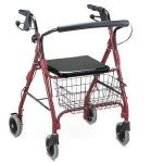 Four Wheels  Light Weight Rollator Walking Aids