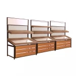 Free Design Food Grade Material Inclined Price Bar Convenience Store Display Racks Steel Supermarket Shelves