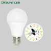 Free sample A60 l2 watt led bulb energy saving lamps aluminum pc raw material assembly e27 led bulb light 12w