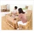 French Style Elegant Portable Baby Bed Environmental Wooden Baby Crib kids bedroom furniture